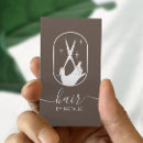 Recherche de cheveux bruns cartes visite Coiffeur