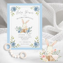 Search for bunny baby boy shower invitations Watercolor