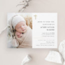 Search for black and white christening invitations Modern