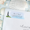 Search for coastal lighthouse return address labels Beach