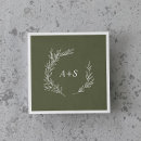 Search for dark olive green napkins For her