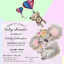 Search for cute koala baby shower invitations Modern