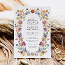 Search for blue red bridal shower invitations Boho