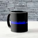 Search for police chief drinkware thin blue line