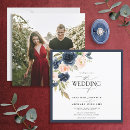 Search for blush and navy blue invitations Modern
