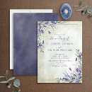 Search for lavender and green wedding invitations For her