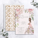 Recherche de blush pink floral invitations Élégant