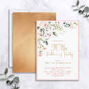 Search for pink and gold invitations floral