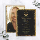 Search for black and gold glitter invitations Graduate