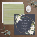 Search for navy blue and copper invitations Elegant