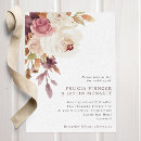 Search for aubergine wedding invitations Watercolor flowers