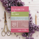 Recherche de magenta mariage invitations Coloré