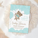 Search for boy teddy bear invitations Script