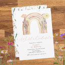 Search for wild and onederful birthday invitations Rainbow