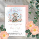 Search for stylish white elephant invitations Mother to be