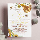 Recherche de bee baby shower invitations Révélation de genre