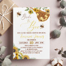 Search for bee bridal shower invitations Sunflower