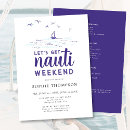 Recherche de boat party invitations Bride