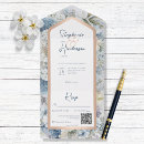 Search for white hydrangea wedding invitations Dusty blue