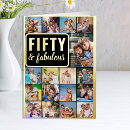 Search for 50th birthday cards Fifty and fabulous