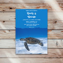 Search for turtle wedding invitations Turquoise
