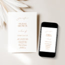 Search for natural bridal shower invitations Calligraphy