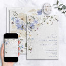 Search for periwinkle blue invitations Watercolor