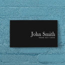 Search for us official business cards minimalist