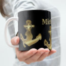 Search for gold anchor mugs Boating