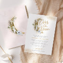 Search for over the moon invitations Baby