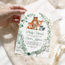 Search for eucalyptus wreath baby shower invitations Woodland animals
