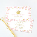 Recherche de couronne rose cartes visite Customer
