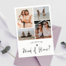 Search for maid of honour invitations Minimalist