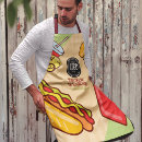 Search for hamburger aprons Illustration