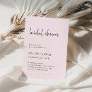 Search for feminine bridal shower invitations Modern