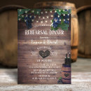 Search for vineyard rehearsal dinner invitations Vintage