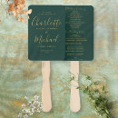 Search for emerald green wedding programs Simple