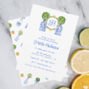 Search for decorated initials invitations Shower