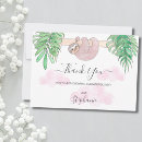 Search for sloth thank you cards Watercolor