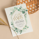 Search for eucalyptus baby shower invitations Green eucalyptus foliage