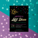 Search for star bachelorette party invitations Disco ball