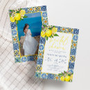 Search for mediterranean bridal shower invitations Lemon