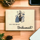 Search for retro bridesmaid cards Vintage