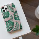 Recherche de feuille de monstera iphone coques Tropical