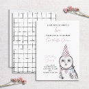 Search for owl birthday invitations Watercolor