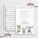 Search for pink farm birthday invitations Barnyard