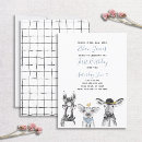 Search for black white 1st birthday invitations Boy