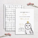 Search for owl 1st birthday invitations Watercolor