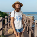 Search for light blue womens tshirts Typography