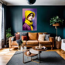Recherche de foulard art Portrait